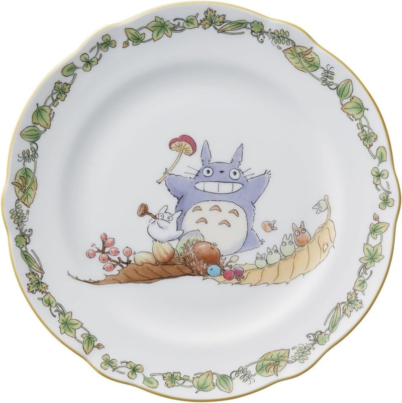 Noritake TT9781149243 My Neighbor Totoro Plate Microwave Safe Bone China - Image 1