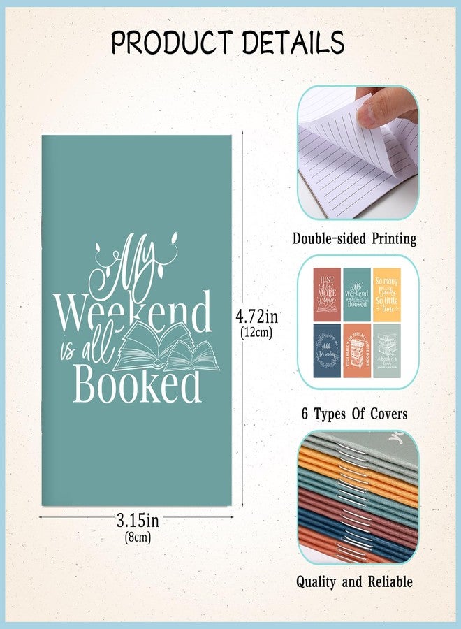 Supervitae 48 Set Book Lover Gift Bulk Librarian Inspirational Notebook Ballpoint Pen Club Favors Reading Journal for Reader Bookish Student Teacher Graduation Appreciation Gift (Bright) - Image 2