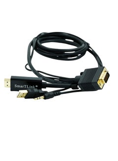 SmarTLink Premium VGA To HDMI Cable 1.5M Black  - Image 2