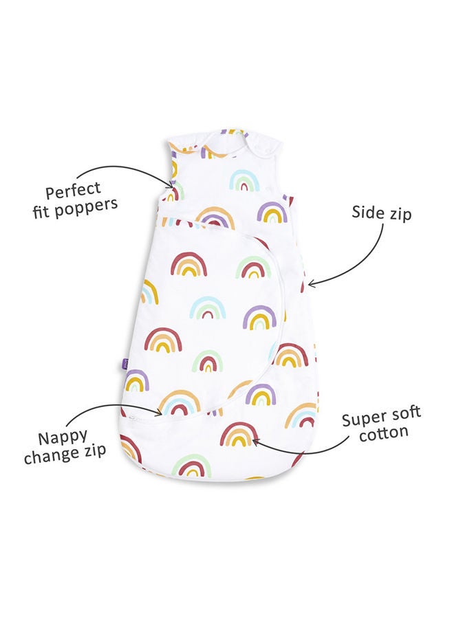 Snuz Pouch Baby Sleeping Bag With Zip For Easy Nappy Changing From 0-6 Months, 2.5 Tog  - Image 2