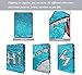 GINMLYDA Sequin Girls Journal for Kids 85x55 Inches 160 Lined Pages Diary for Girls and Boys Reversible Flip Sequence Notebook for Teen Pre School Writing Drawing Travel Gifts Lake Blue to Sliver - Image 4