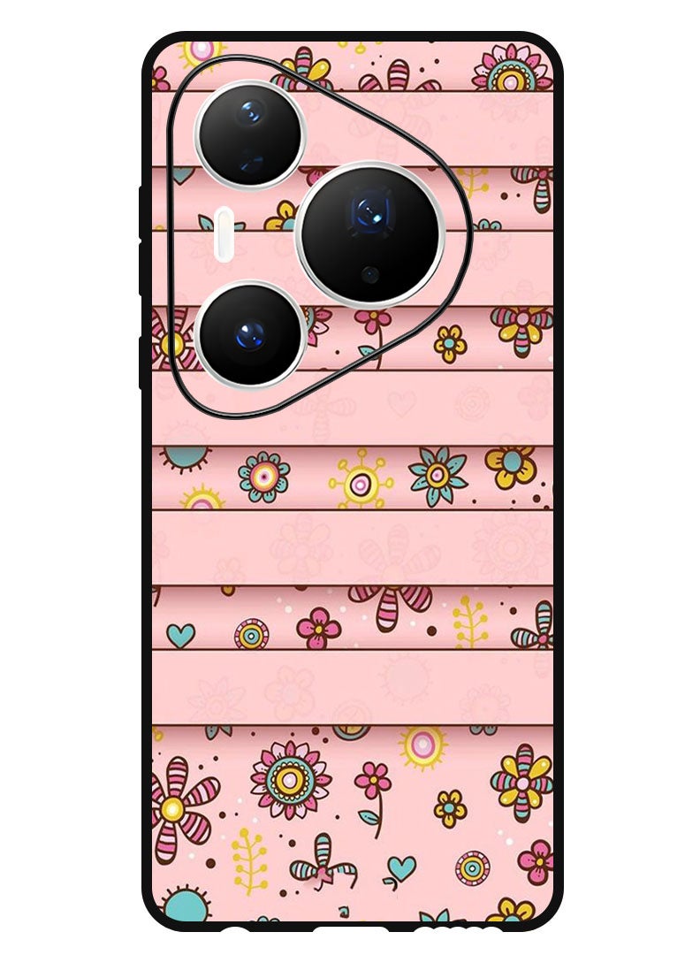 Theodor Case Compatible with Huawei Pura 80 Pro 6.8 Inch Protection Shockproof Bumper Cover Small Flowers - Image 1