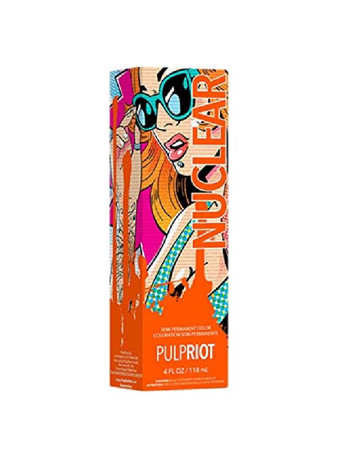 P.R. Pulp Riot Semipermanent Hair Color 4Oz Neopop Nuclear - Image 2