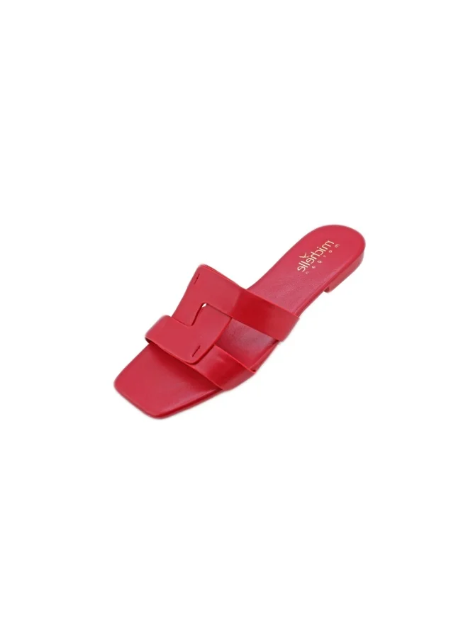 Michelle Morgan 092-2252 Michelle Morgan Ladies Casual Sliders 114RJ808 Red