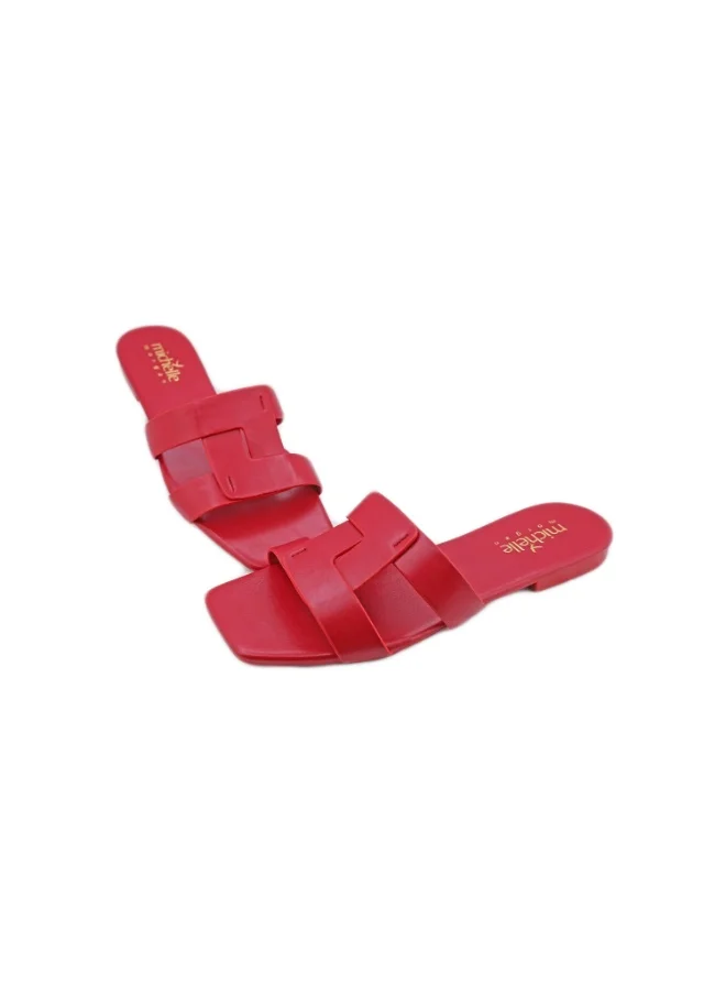 ميشيل مورجان 092-2252 Michelle Morgan Ladies Casual Sliders 114RJ808 Red