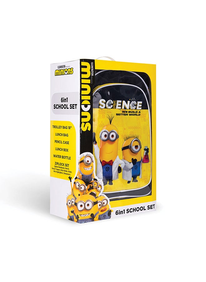 Universal Minions Science 5 in 1 Trolley Box Set 18 inches