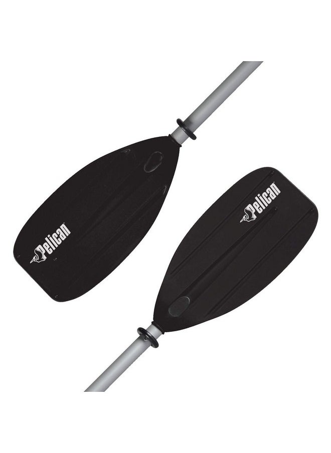 Pelican - Boats Junior Kid Kayak Paddle Ps1150 Youth 2 Piece Aluminum & Polypropylene Ribbed Blade 72 In - Image 1