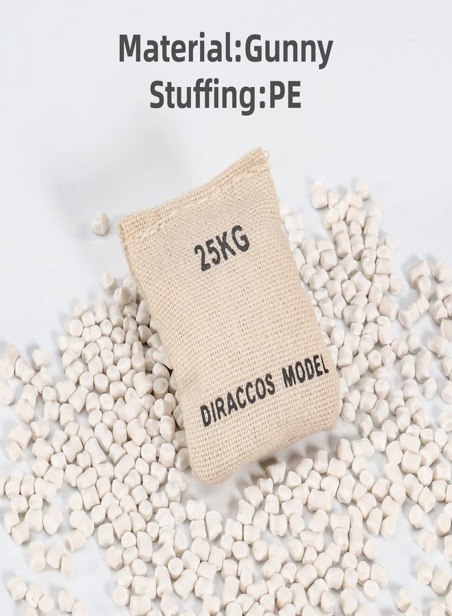 DIRACCOS Model Set of 12pcs Handmade 1/16 Scale Sand Bags 1:16 Sandbag Set, Accessory for RC Tank Model Soldier Action Figure Man Model, 1/16th Military Sandbags for Trench Warfare Battle WWII WWI - Image 3