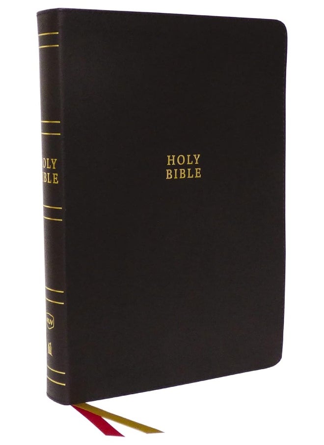 NKJV Holy Bible, Super Giant Print Reference Bible, Brown Bonded Leather, 43,000 Cross References, Red Letter, Comfort Print: New King James Version  - Image 1