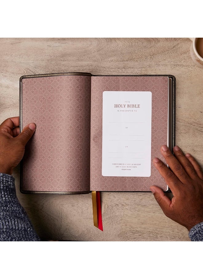 NKJV Holy Bible, Super Giant Print Reference Bible, Brown Bonded Leather, 43,000 Cross References, Red Letter, Comfort Print: New King James Version  - Image 2