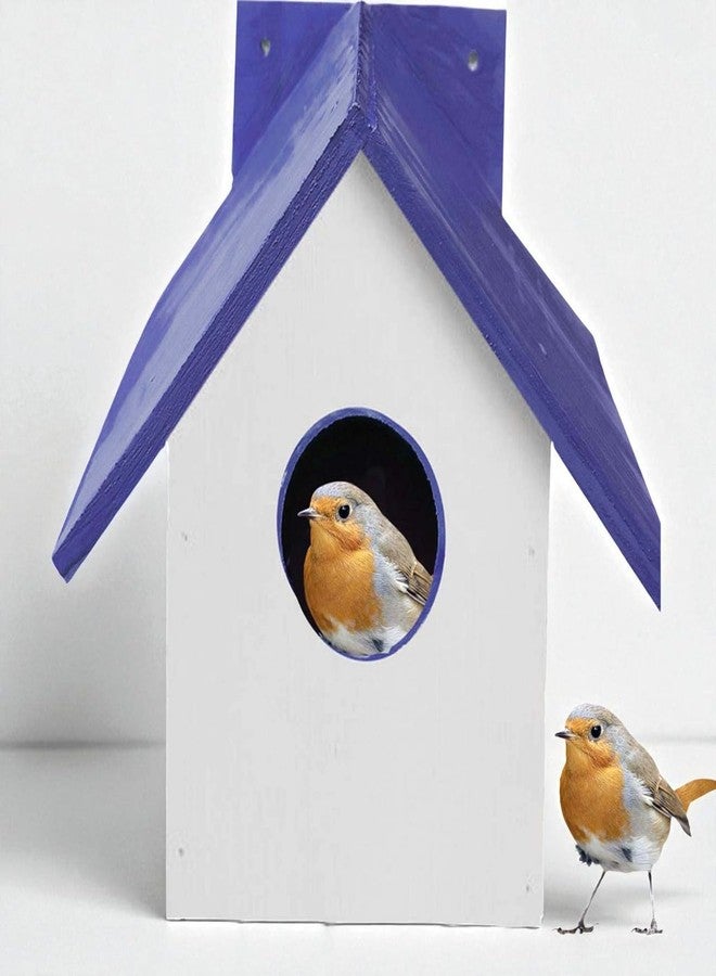 LIVEONCE Natural Wooden Bird House for Cages and breeding for All Medium,Small Birds Pack of 1 - Image 1