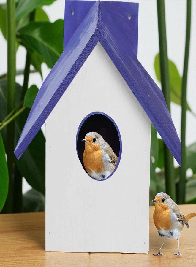 LIVEONCE Natural Wooden Bird House for Cages and breeding for All Medium,Small Birds Pack of 1 - Image 4
