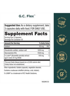 Purity Products G.C. Flex (Glucosamine and Chondroitin Sulfate Super Formula) - Supports Joint + Cartilage Health + Healthy Muscles + Connective Tissue - Promotes Joint Flexibility - 90 Capsules from  - Image 2