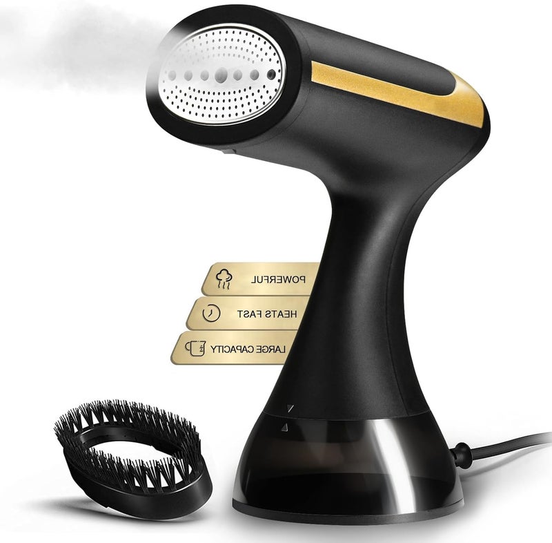 TDOO 1500W Handheld Garment Steamer For Clothing, Portable Clothes Steamer With Auto-Off, 300ml Water Tank, 30-Second Fast Heat-up, Fabric Wrinkles Remover Irons For Home, Travel مكواة بخار للملابس - Image 1