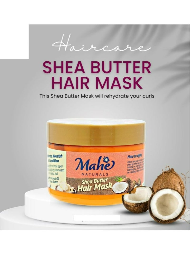 Mahe Naturals - Shea Butter Hair Mask 300ml - Image 1