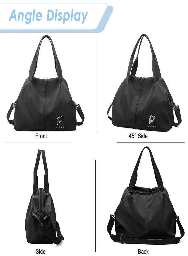 PALAY® Gym Tote Bags Sports Duffle Bag for Women with Wet Compartment Carry On Overnight Weekend Travel Bags, Lightweight & Water Repellent - Image 5