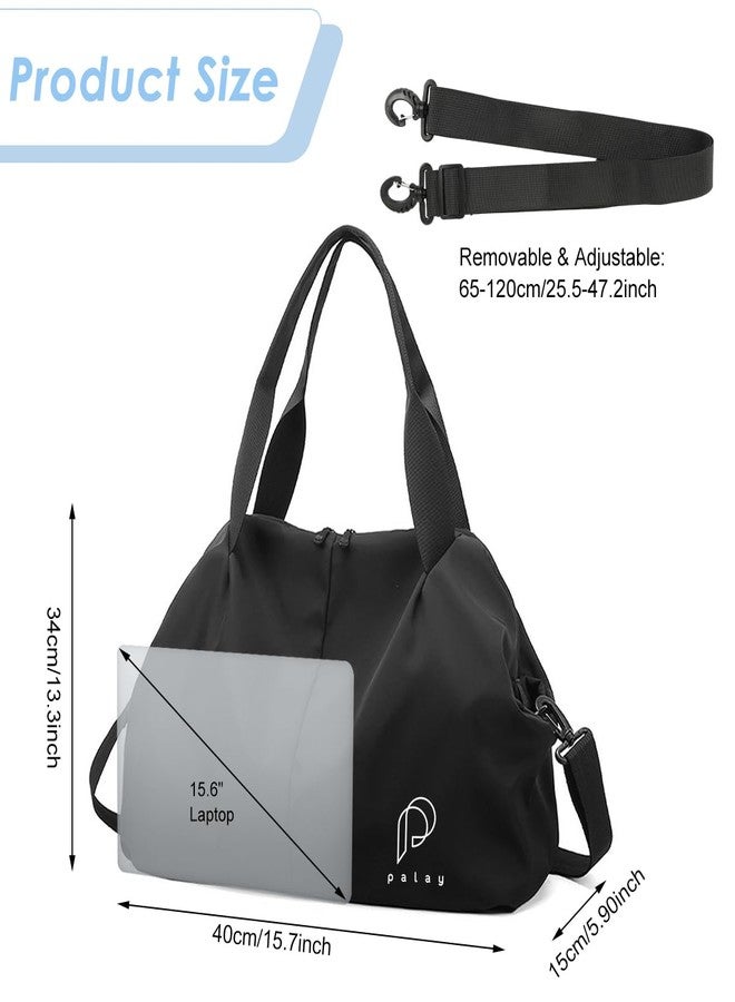 PALAY® Gym Tote Bags Sports Duffle Bag for Women with Wet Compartment Carry On Overnight Weekend Travel Bags, Lightweight & Water Repellent - Image 2