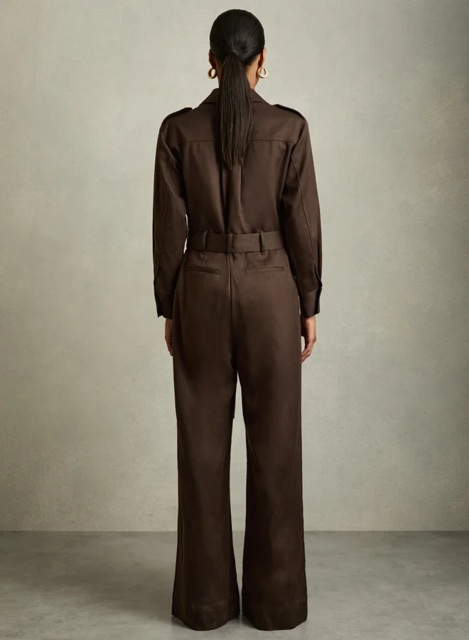 REISS Tencil Utility Jumpsuit