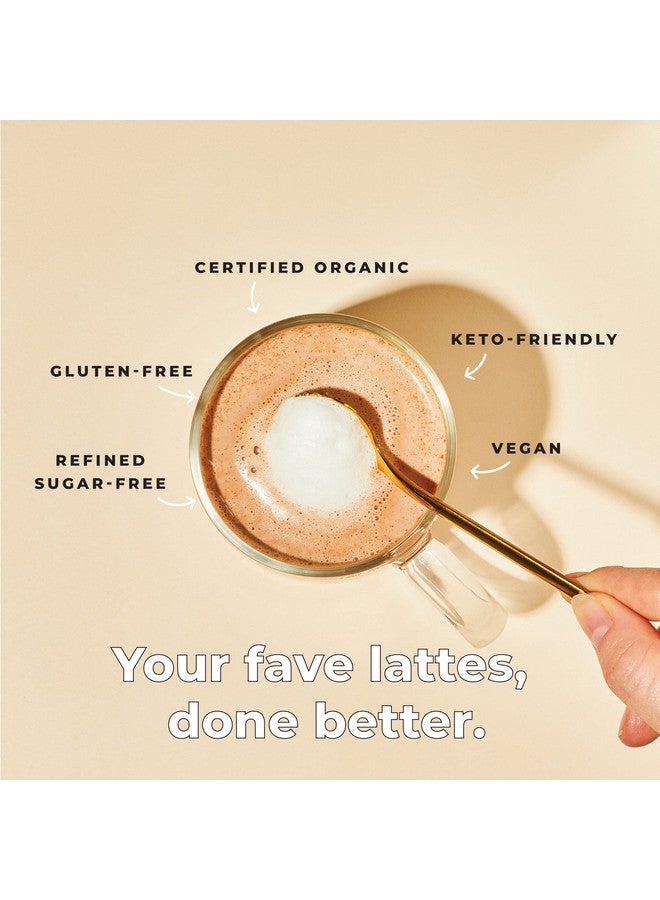 Blume مزيج كاكاو ساخن من ريشي لتهدئة التوتر - مشروب فطر اللاتيه مع معززات الدماغ العضوية - كاكاو عضوي نباتي وصديق للكيتو - 30 حصة - Image 4