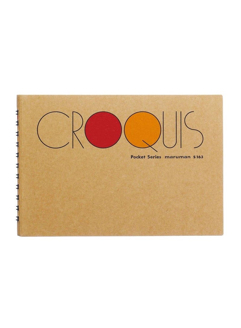 Maruman 55-Sheet Sketch Book 113x165mm Size - Image 1