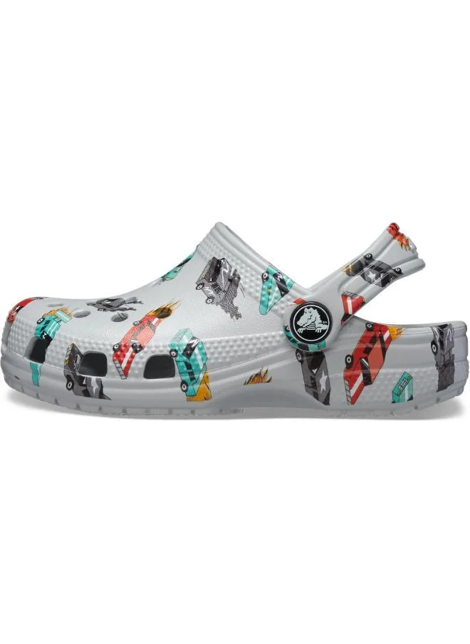 crocs Toddlers Classic Race Cars Graphic Clog