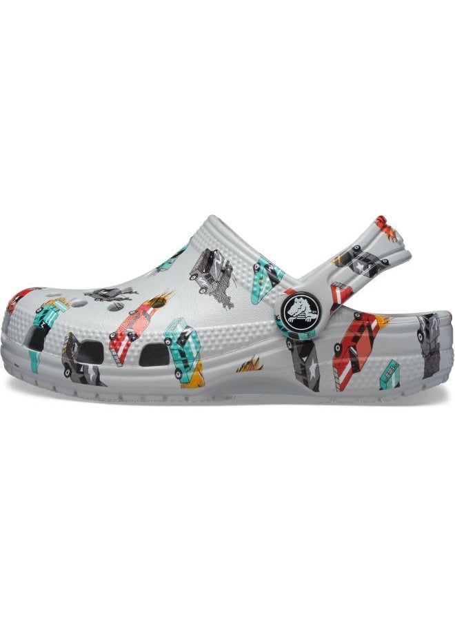 crocs Toddlers Classic Race Cars Graphic Clog  - Image 2