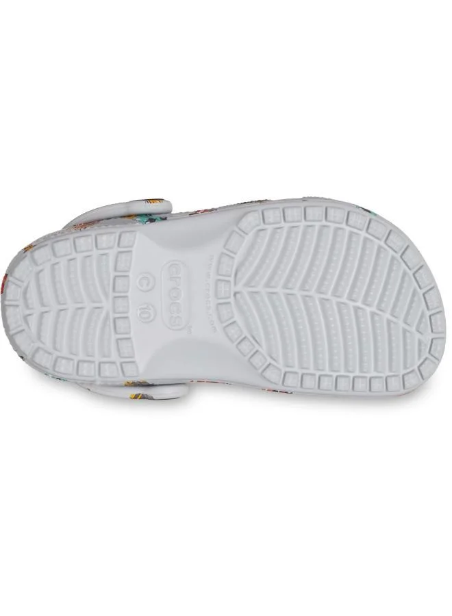 crocs Toddlers Classic Race Cars Graphic Clog