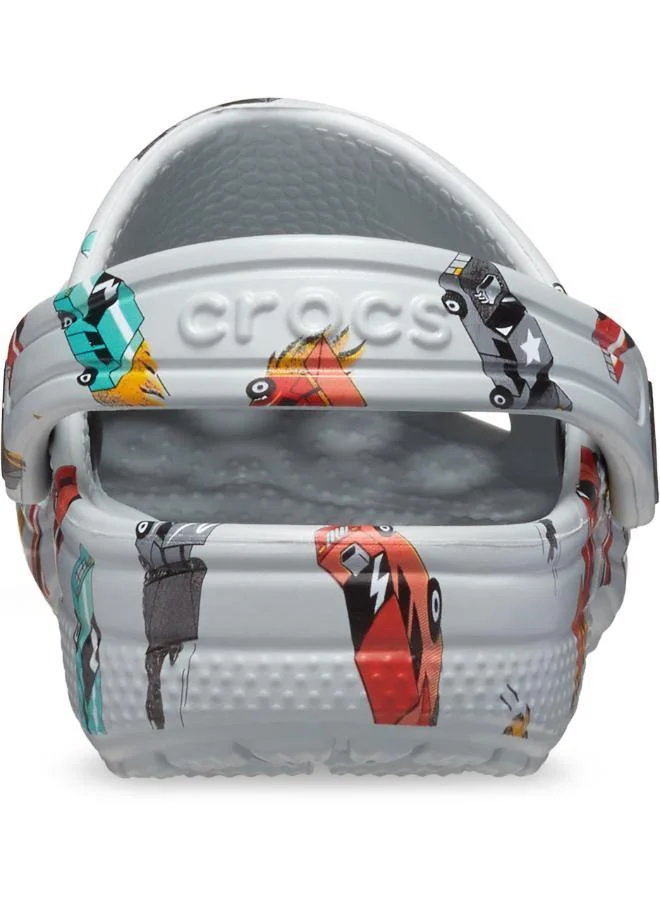 crocs Toddlers Classic Race Cars Graphic Clog