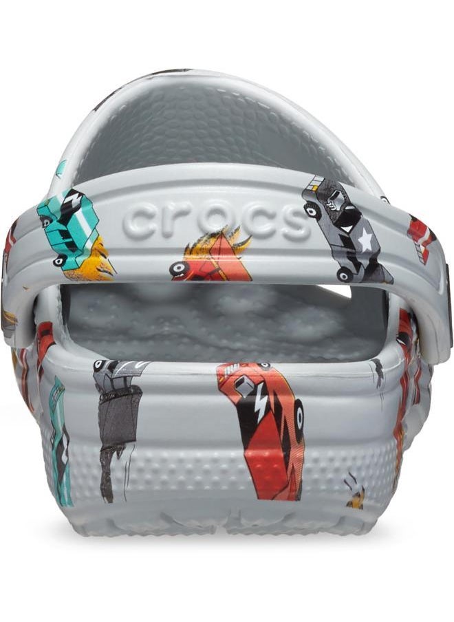 crocs Toddlers Classic Race Cars Graphic Clog  - Image 3