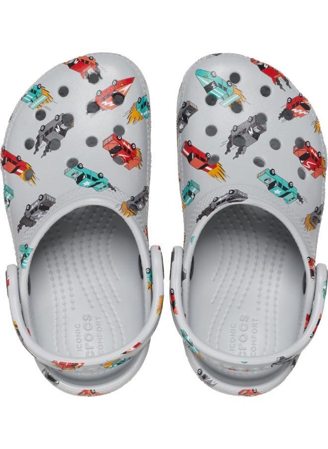 crocs Toddlers Classic Race Cars Graphic Clog  - Image 5