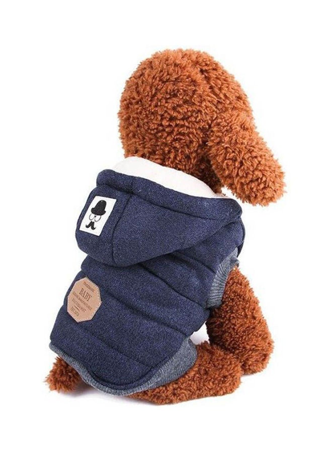 نيبمينينت جاكيت شتوي مبطن دافئ وناعم من القطن بمقاس للكلاب والقطط متعدد الألوان 35سم
