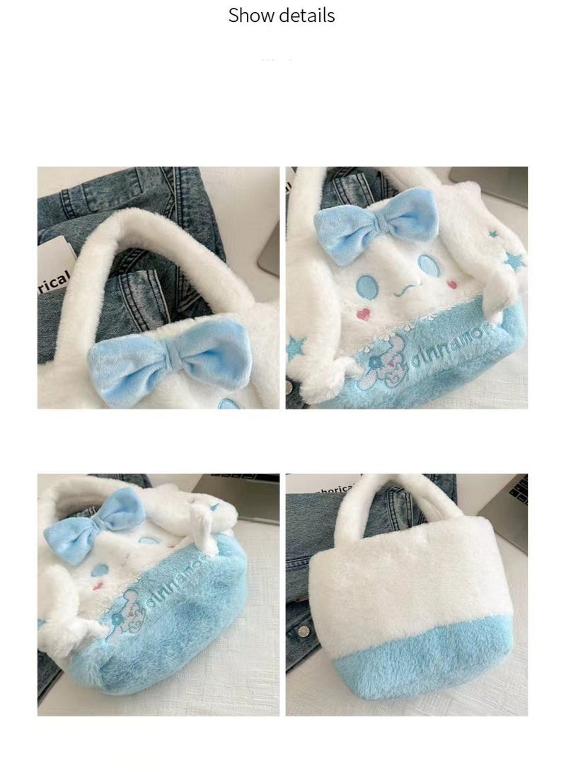 general Cartoon plush bag, crossbody bag, plush backpack, and wallet - Image 3