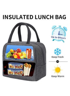 Cool Baby COOLBABY Small Thermal Bag Lunch Box （Grey）  - Image 3