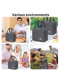 Cool Baby COOLBABY Small Thermal Bag Lunch Box （Grey）  - Image 5