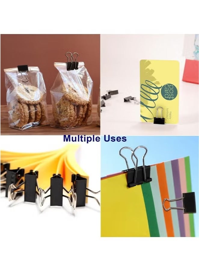 Sunspire 24-Piece Binder Clips 32mm，Fold Clamp Design（coloured） - Image 5