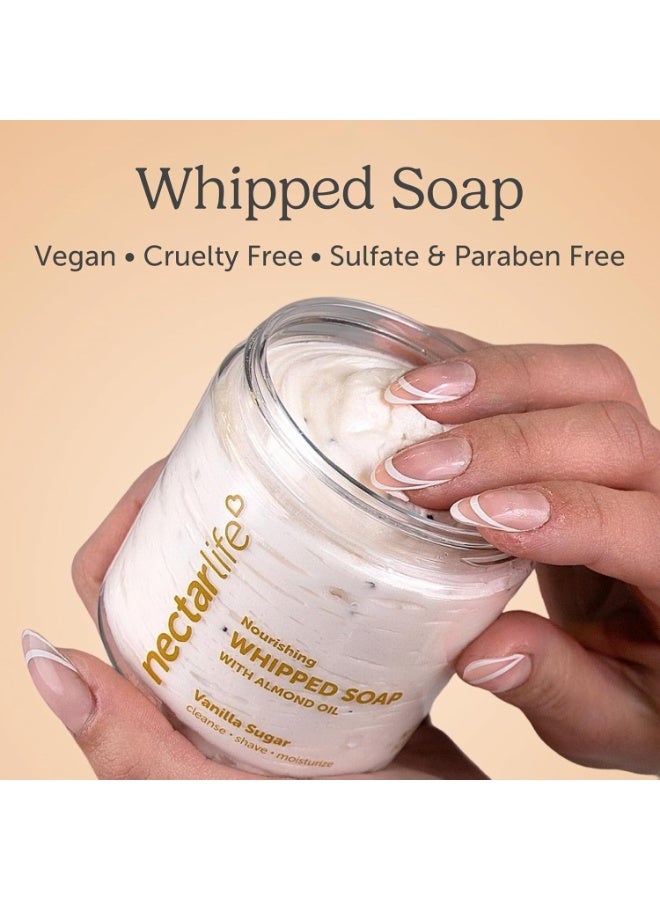 Nectar Life Whipped Soap and Shave Butter, 5 oz (Vanilla Sugar) - Image 4