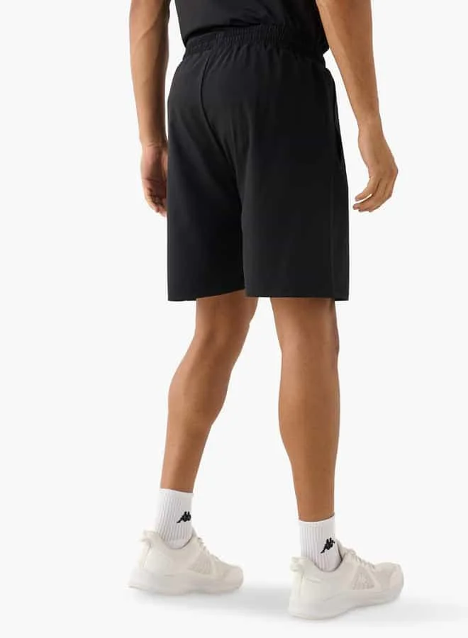 Kappa Kappa Pocket Detail Shorts with Drawstring Closure