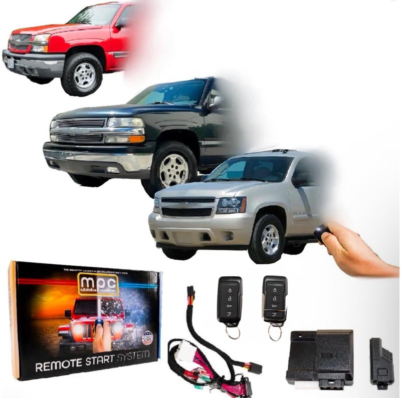MPC Remote Start Kit Compatible with Chevrolet GMC 0306 Silverado Sierra Tahoe Yukon Suburban Yukon XL Avalanche Includes 2X Remotes SemiPlug N Play USA Tech Support