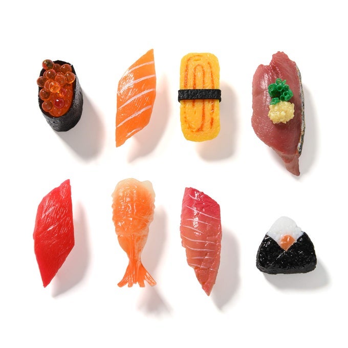 CUTE SUSHI FRIDGE MAGNET JAPENESE FOOD FUN MAGNETS FOR REFRIGERATOR WHITEBOARD FAKE SUSHI FOOD PLAY TOYS FOR DOLLHOUSE CAKE KITCHEN DECORATION GIFTSSUSHI 1