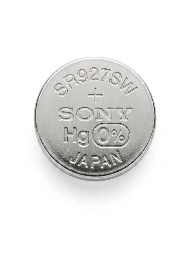 Sony SR927SW 395/399 Silver Oxide Watch Battery 1.55V - Pack of 5 - Image 1