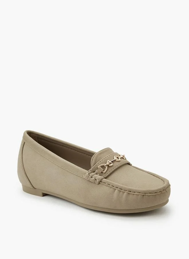 لو كونفورت Women Metal Accent Loafers