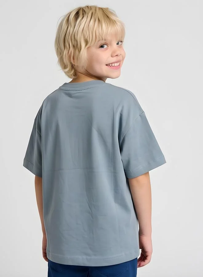 Take Two  Boys Oversized Graphic T-Shirt By Juniorloom for Men | Best Price UAE