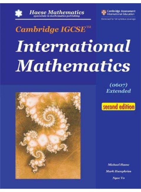 Haese Mathematics Pty Ltd Cambridge IGCSE International (0607) Extended (2nd edition)