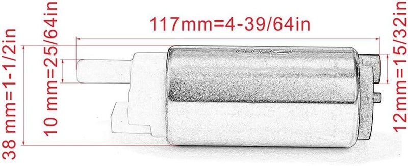 Wivplex Motorcycle Fuel Pump for CBR1000RR and NSA700A - Image 2