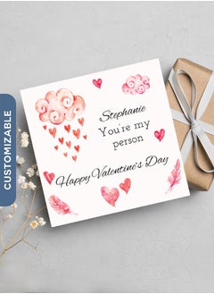 Share the Love Happy Valentine's Day | You're my person - Personalised Greeting Card 