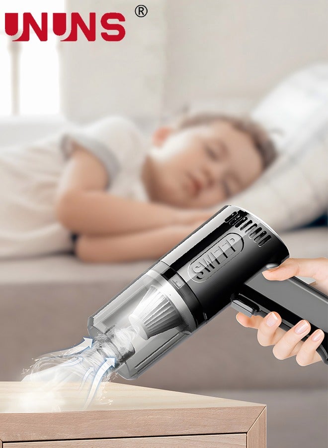 UNUNS 3 in 1 Vacuum Cleaner Wireless Handheld, Portable Car Vacuum Cleaner for Dorm and PC with HEPA Filter, Keyboard Vacuum Cleaner Mini for Car,Office and Home Cleaning - Image 4