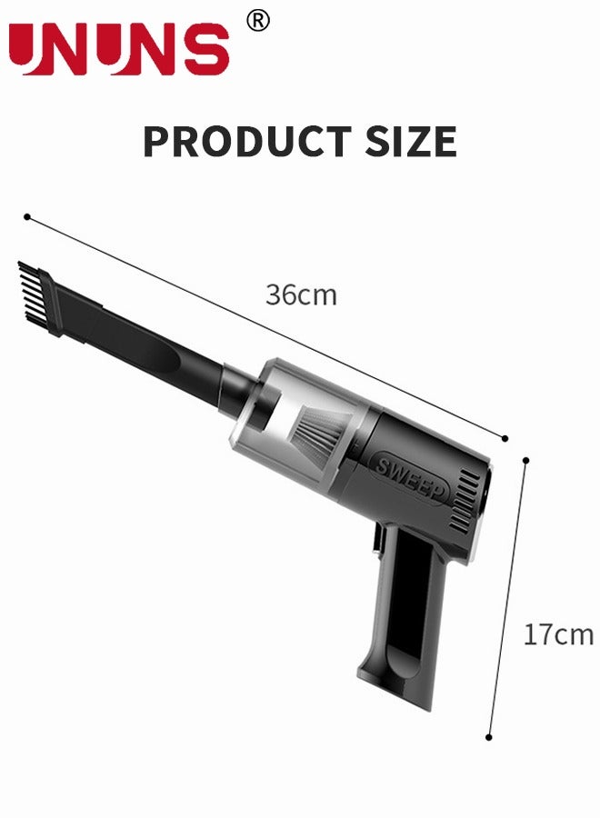 UNUNS 3 in 1 Vacuum Cleaner Wireless Handheld, Portable Car Vacuum Cleaner for Dorm and PC with HEPA Filter, Keyboard Vacuum Cleaner Mini for Car,Office and Home Cleaning - Image 5
