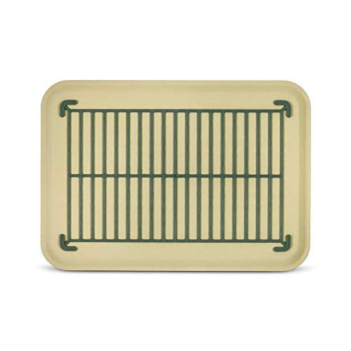 Freelance Anti Slip Serving Tray - 34 x 24 cm - Cream - Non-Slip Rubber Surface, Break-Resistant - Versatile Anti Skid PP Plastic Kitchen & Dining/Coffee Table Trays for Breakfast/Food/Tea - Image 3