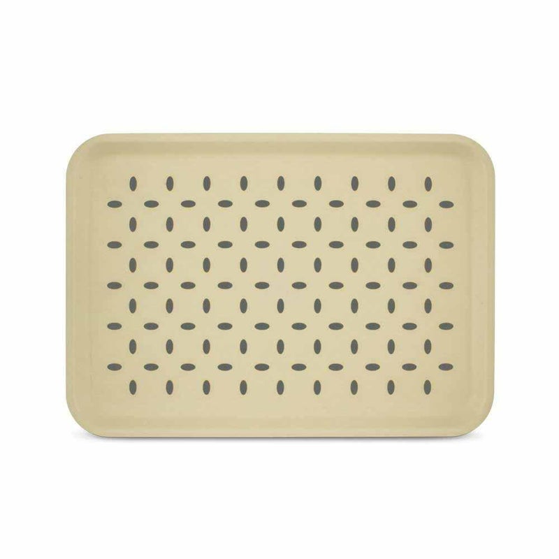 Freelance Anti Slip Serving Tray - 34 x 24 cm - Cream - Non-Slip Rubber Surface, Break-Resistant - Versatile Anti Skid PP Plastic Kitchen & Dining/Coffee Table Trays for Breakfast/Food/Tea - Image 5