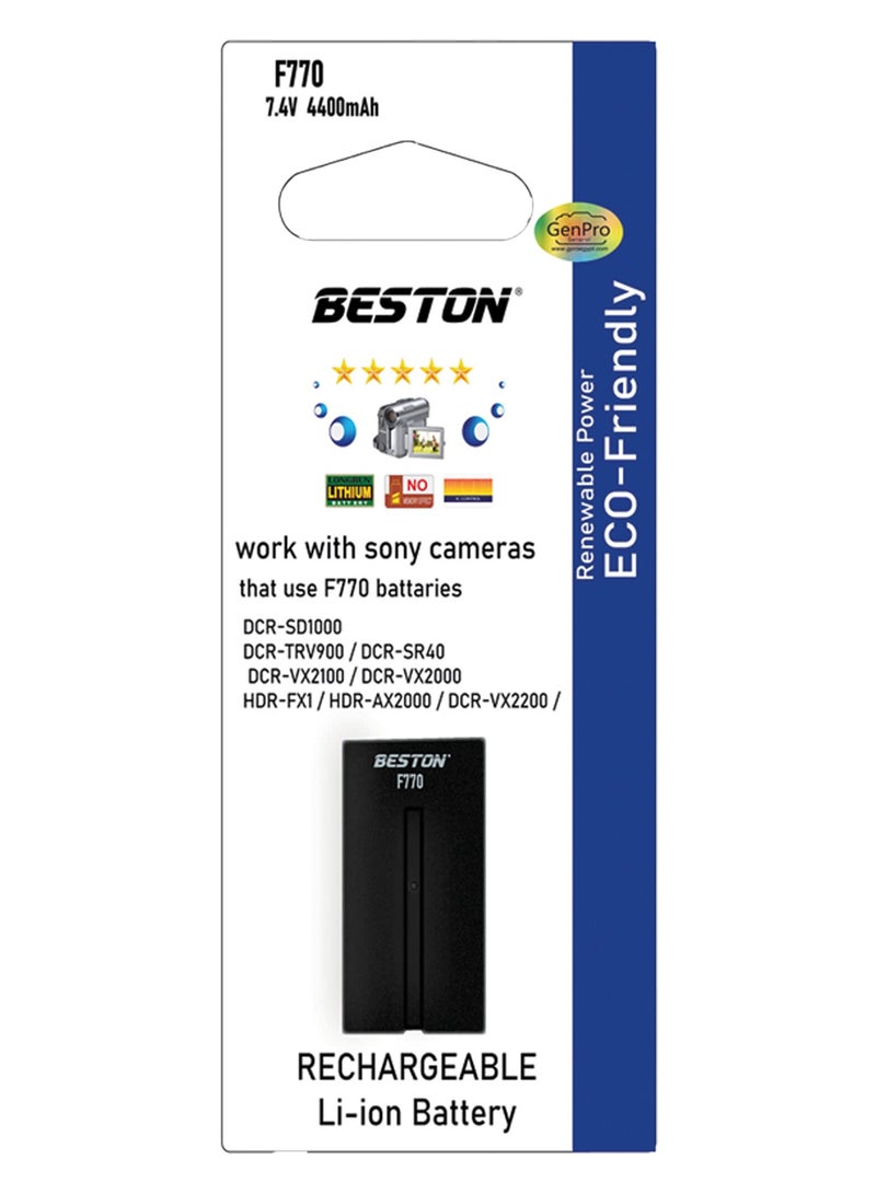 BESTON Beston BST-F770 Camera Battery (4400mAh, 7.4V) - Image 1